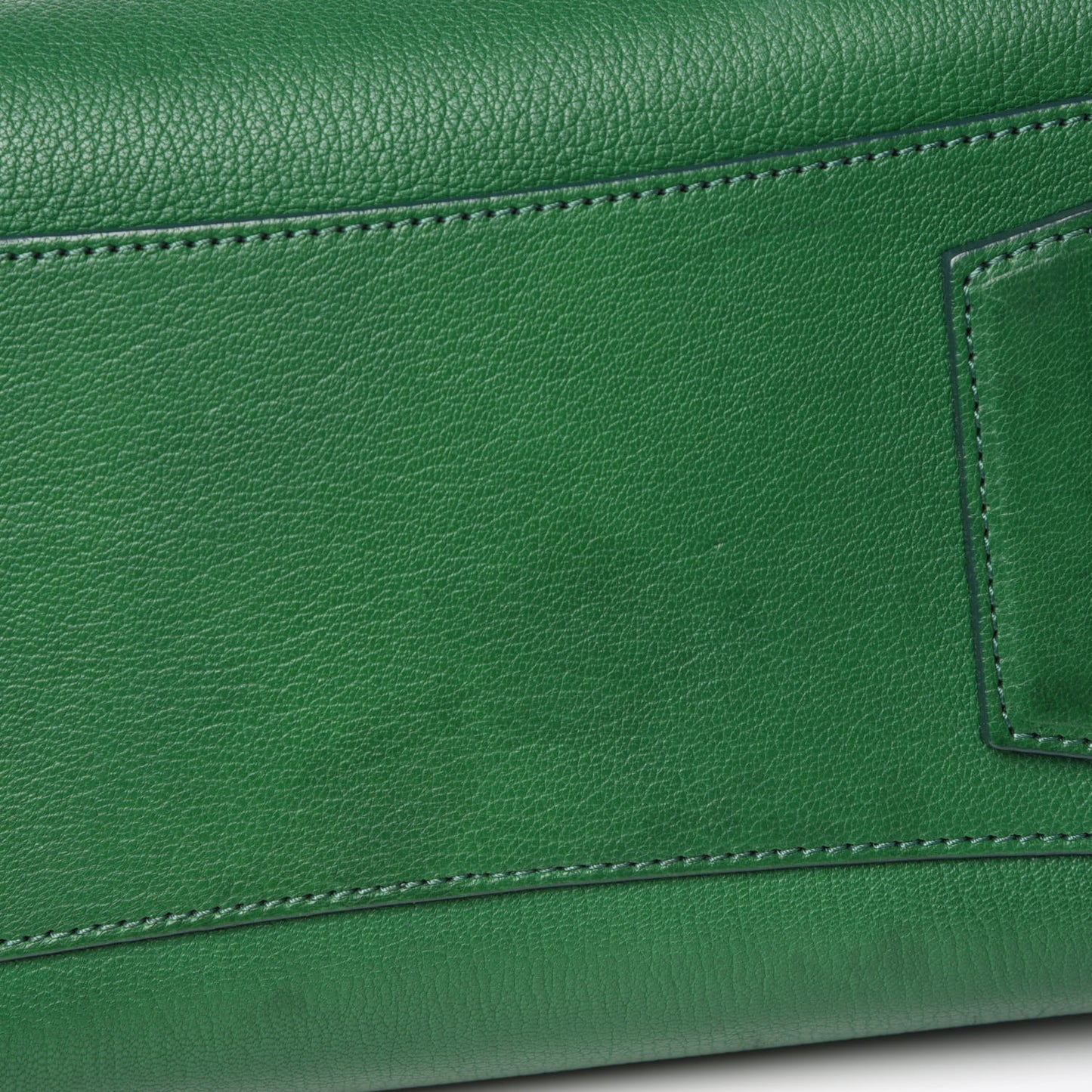 Sugar Goatskin Small Antigona Emerald