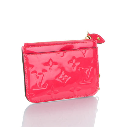 Louis Vuitton Vernis Key Pouch Rose Litchi 3 of 7