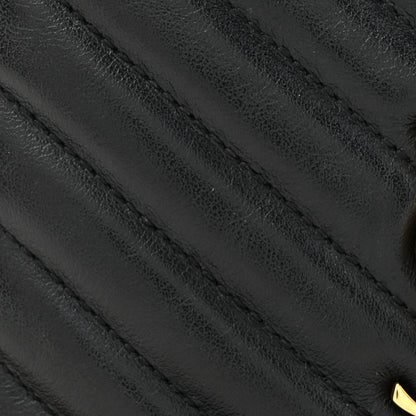 Saint Laurent Calfskin Matelasse Monogram Lou Belt Bag Black 8 of 10