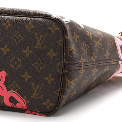 Louis Vuitton Monogram Bay Neverfull MM Rose Ballerine Poppy 5 of 11