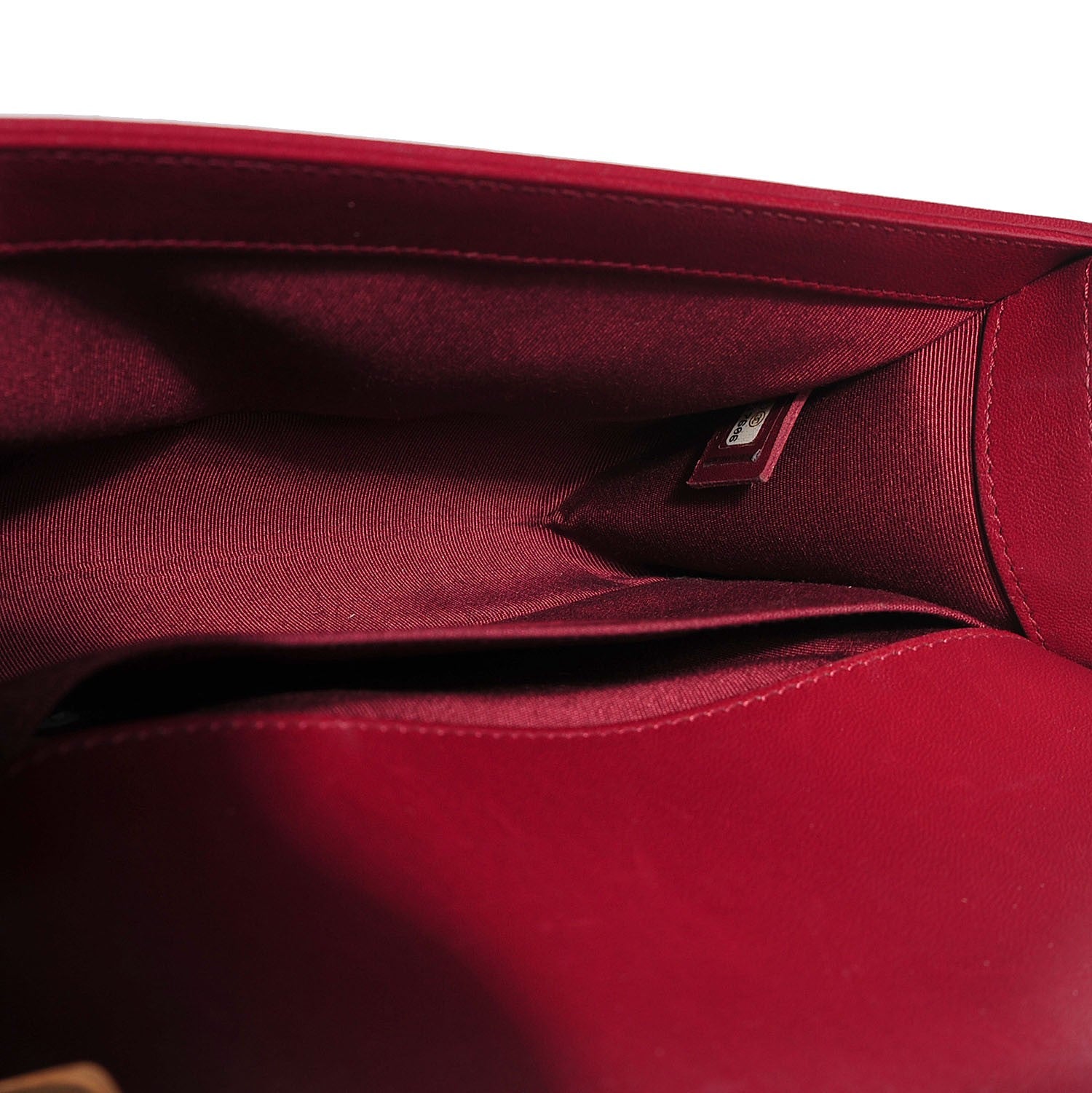 Chanel Lambskin Quilted Small Boy Flap Burgundy 5 of 8