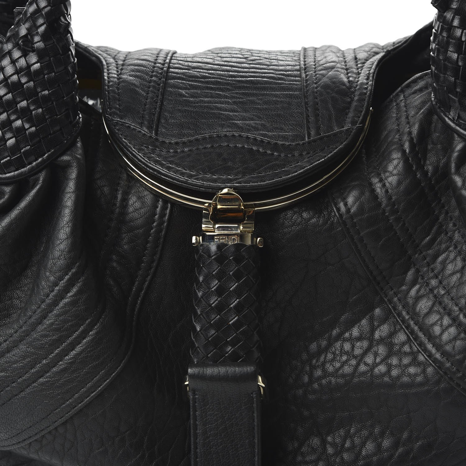 Fendi Nappa Nuvolata Spy Black 9 of 9
