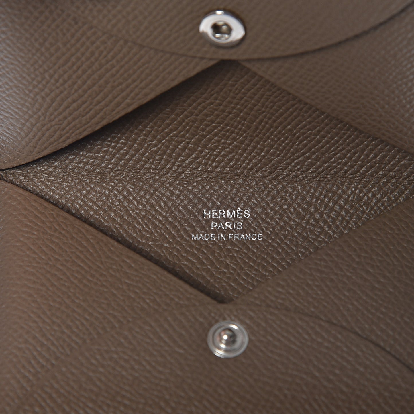 Epsom Calvi Card Case Etoupe