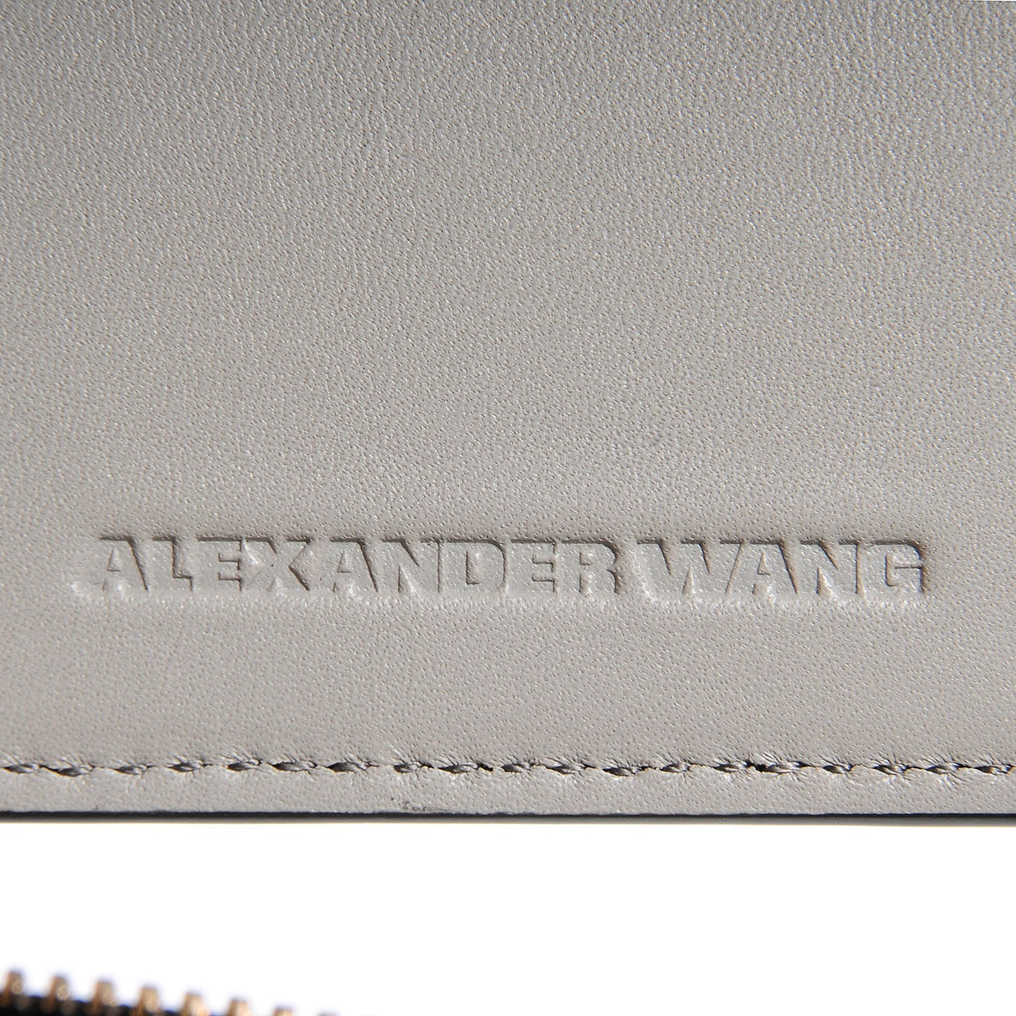 Lizard Stamped Chastity Clutch Oyster