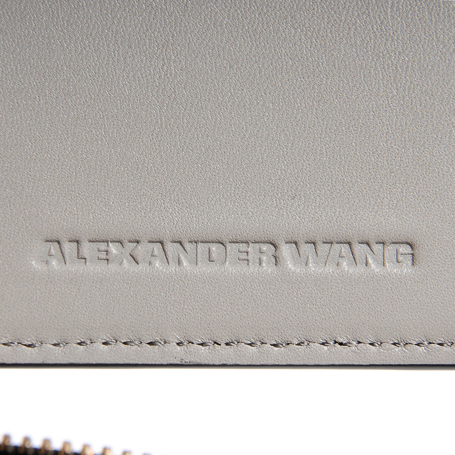 Alexander Wang Lizard Stamped Chastity Clutch Oyster 7 of 7