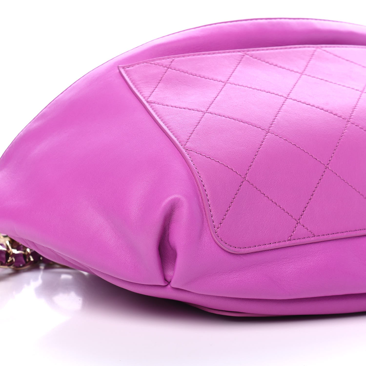 Chanel X PHARRELL WILLIAMS Lambskin Oversized Waist Belt Bag Fuchsia 8 of 9