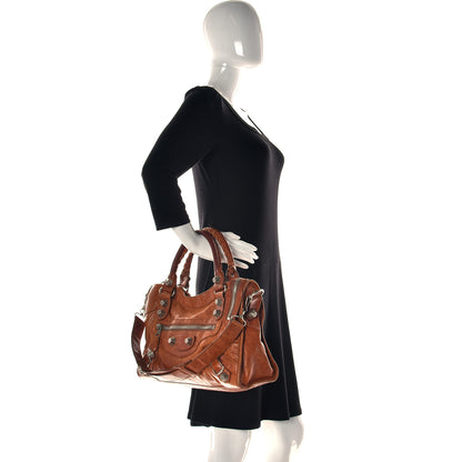 Balenciaga Agneau Giant 21 Silver Hardware City Orange Brulee 4 of 14