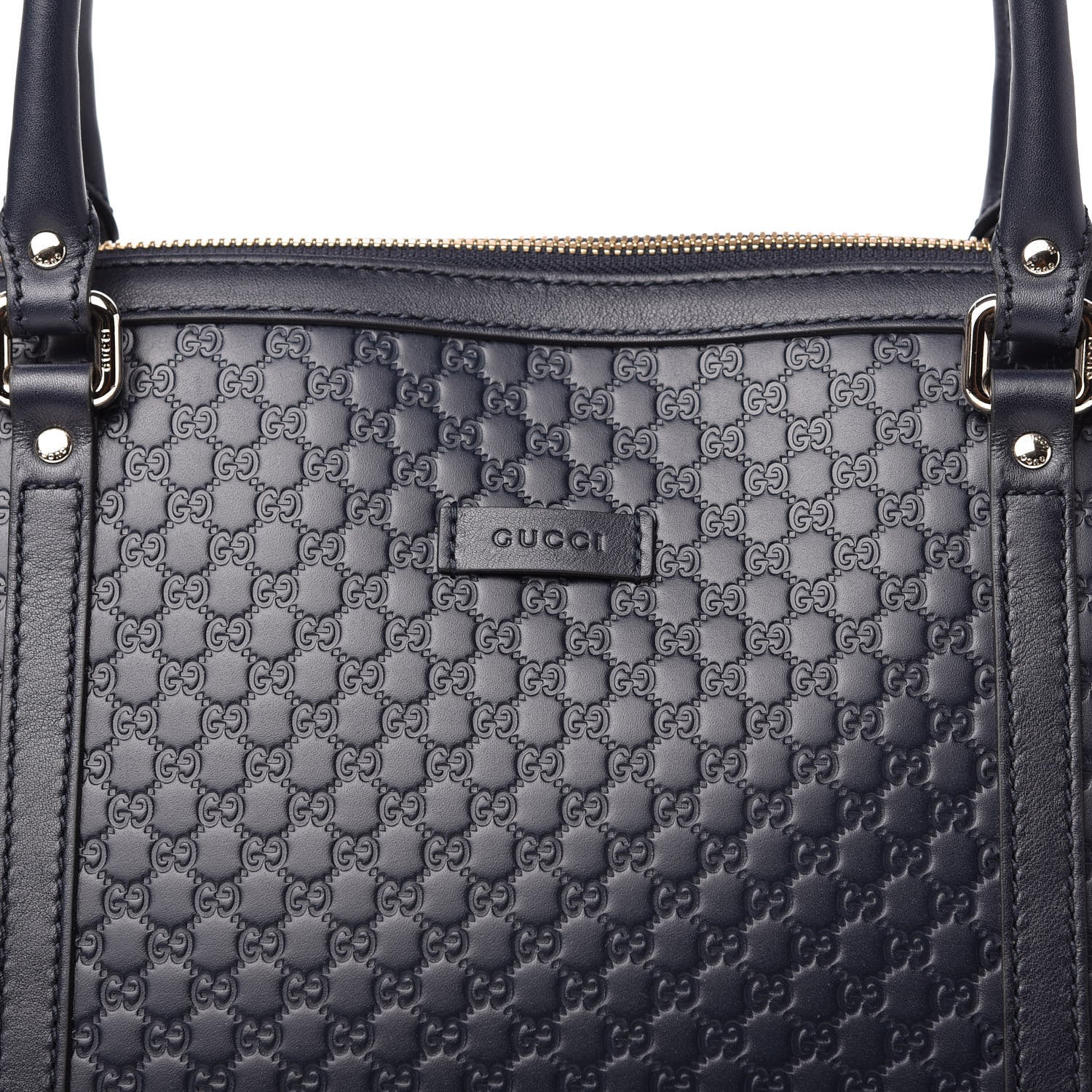 Gucci Soft Microguccissima Dome Satchel Navy 10 of 10