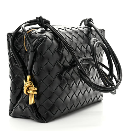 Bottega Veneta Polished Nappa Intrecciato Knot Small Loop Crossbody Bag Space 3 of 9