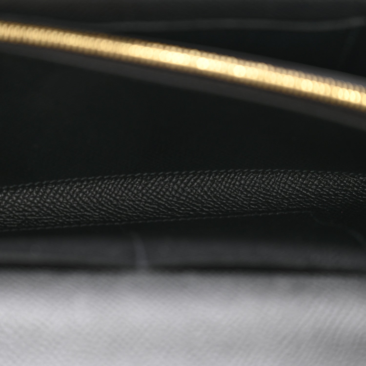 Hermes Epsom Kelly Wallet To Go Black 5 of 15