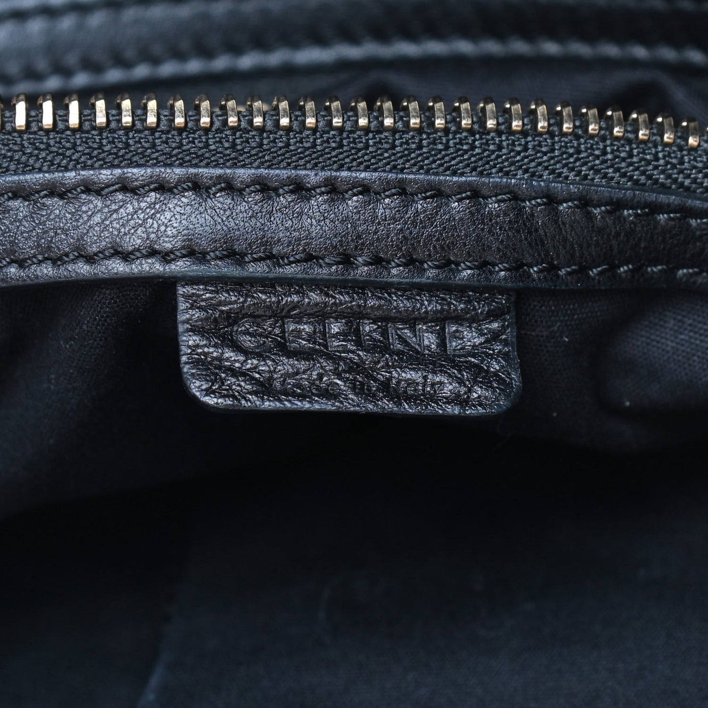 Goatskin Studded Tote Black