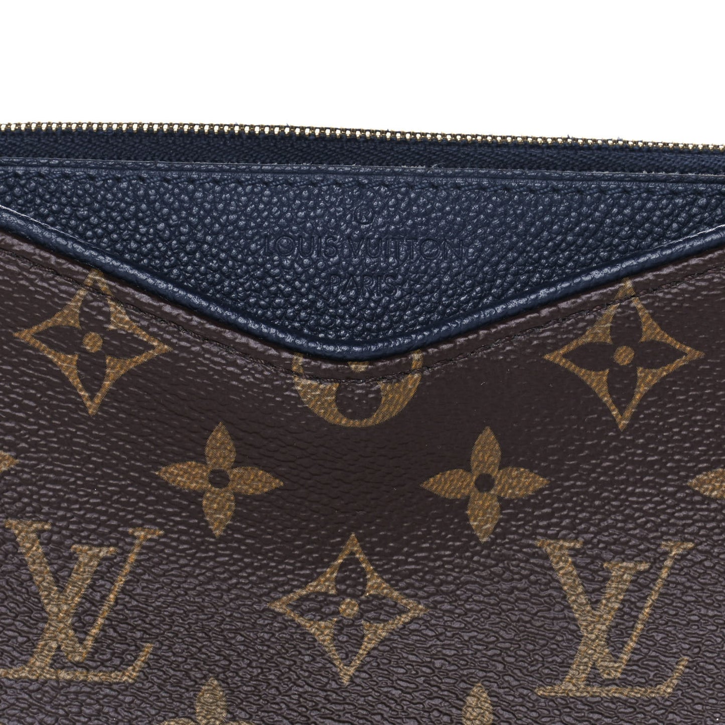 Monogram Pallas Clutch Blue Marine