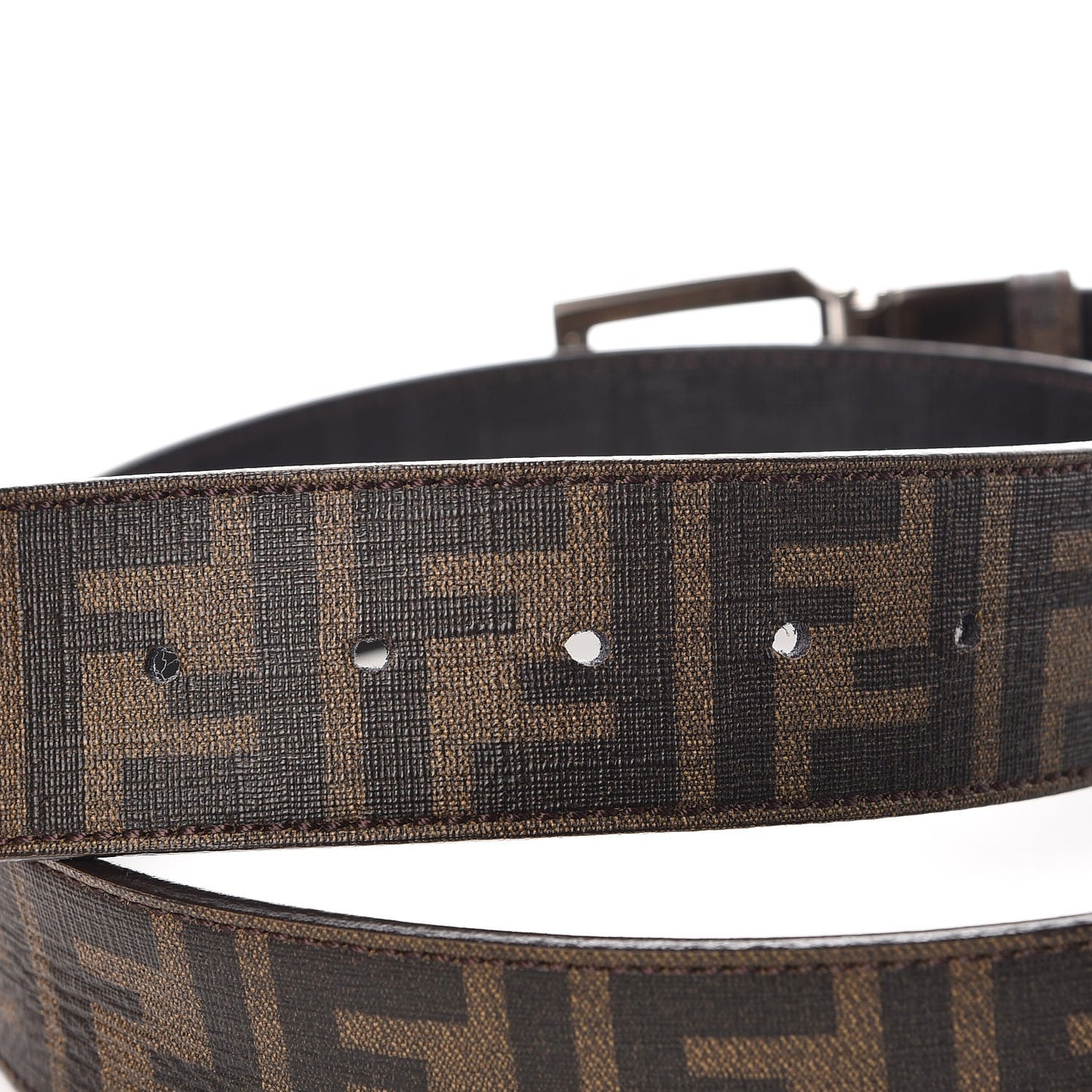 Zucca Spalmati FF Buckle Belt Tobacco