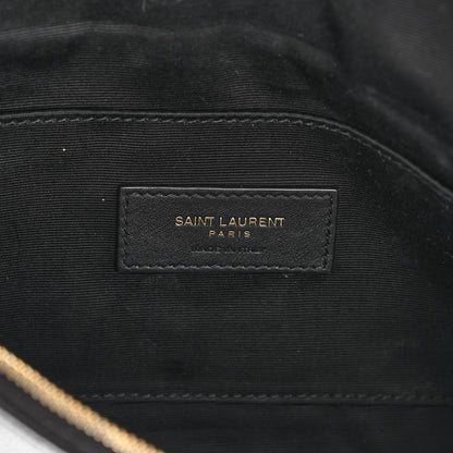 Saint Laurent Grain De Poudre Monogram Belt Bag Black 10 of 18