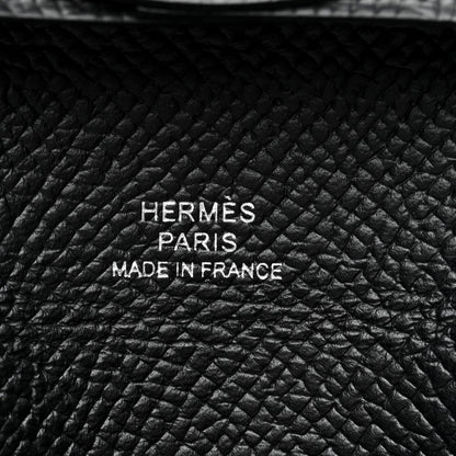 Hermes Epsom Bastia Coin Purse Black 6 of 7