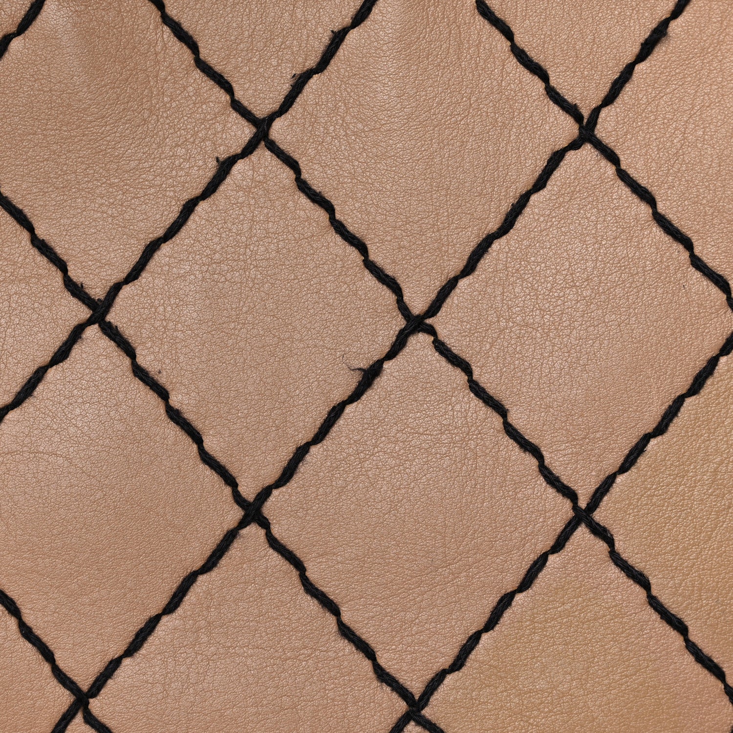 Chanel Calfskin Wild Stitch Vertical Top Handle Bag Beige 24 of 36