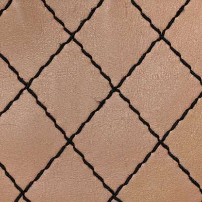 Chanel Calfskin Wild Stitch Vertical Top Handle Bag Beige 24 of 36