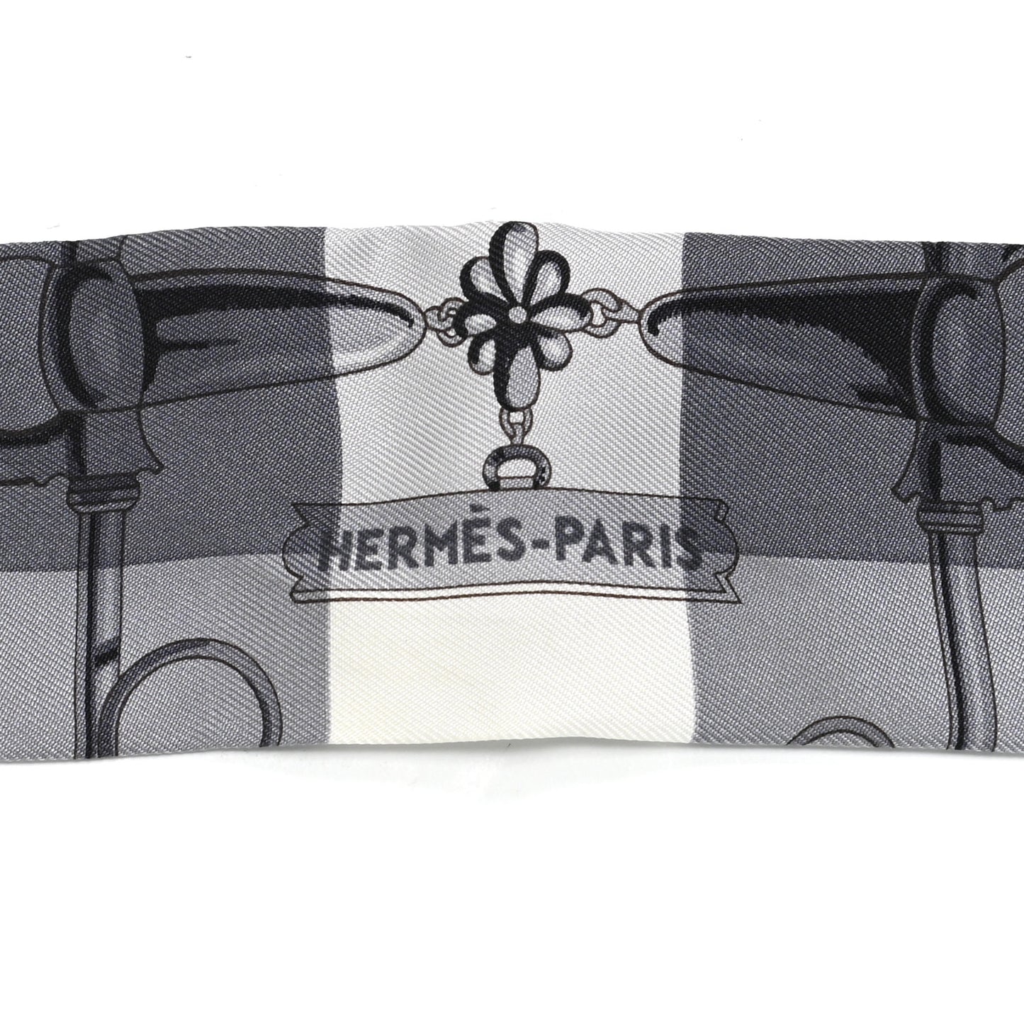 Silk Mors Et Gourmettes Vichy Twilly Anthracite Menthol White