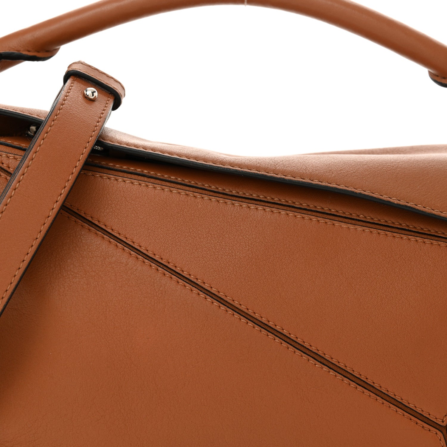 Loewe Calfskin Small Puzzle Bag Tan 8 of 15