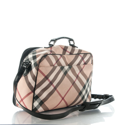 Burberry Supernova Check Diaper Bag Black 3 of 9