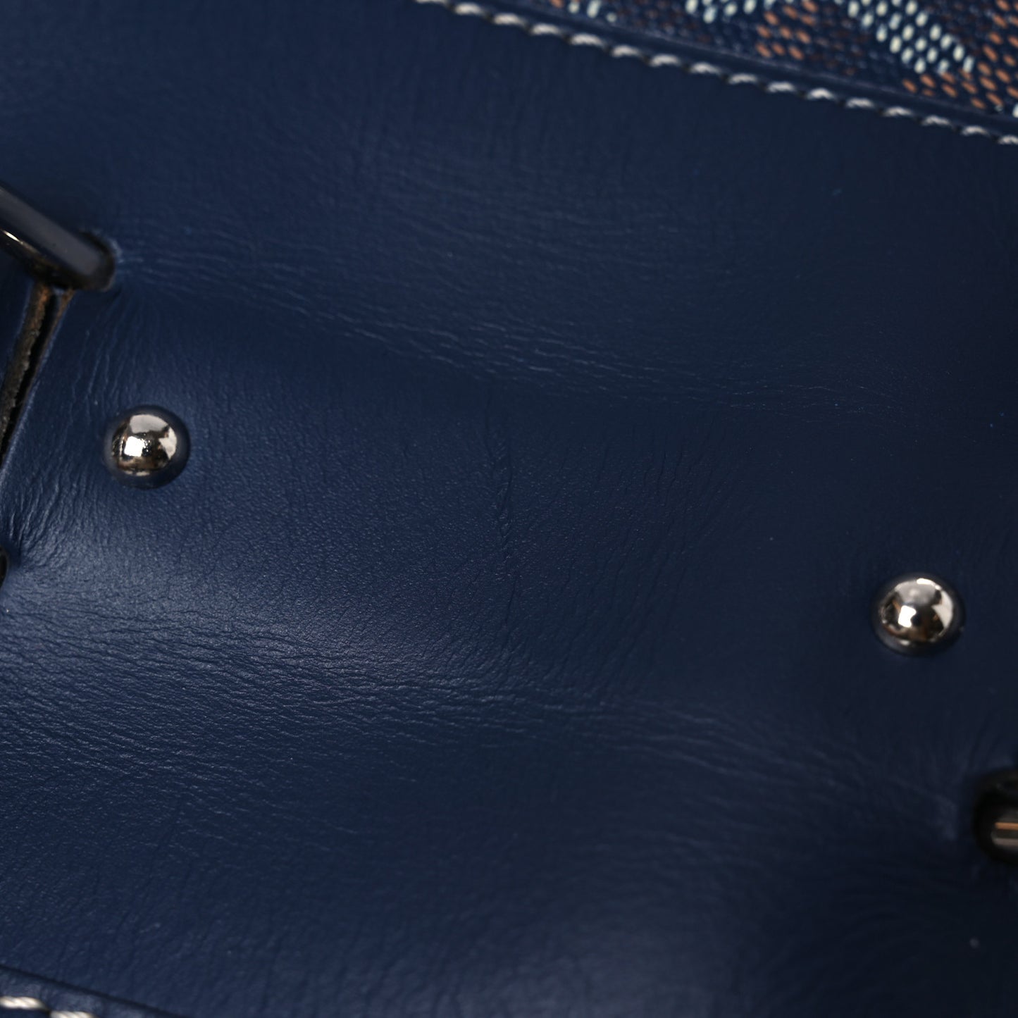 Goyardine Steamer PM Navy Blue