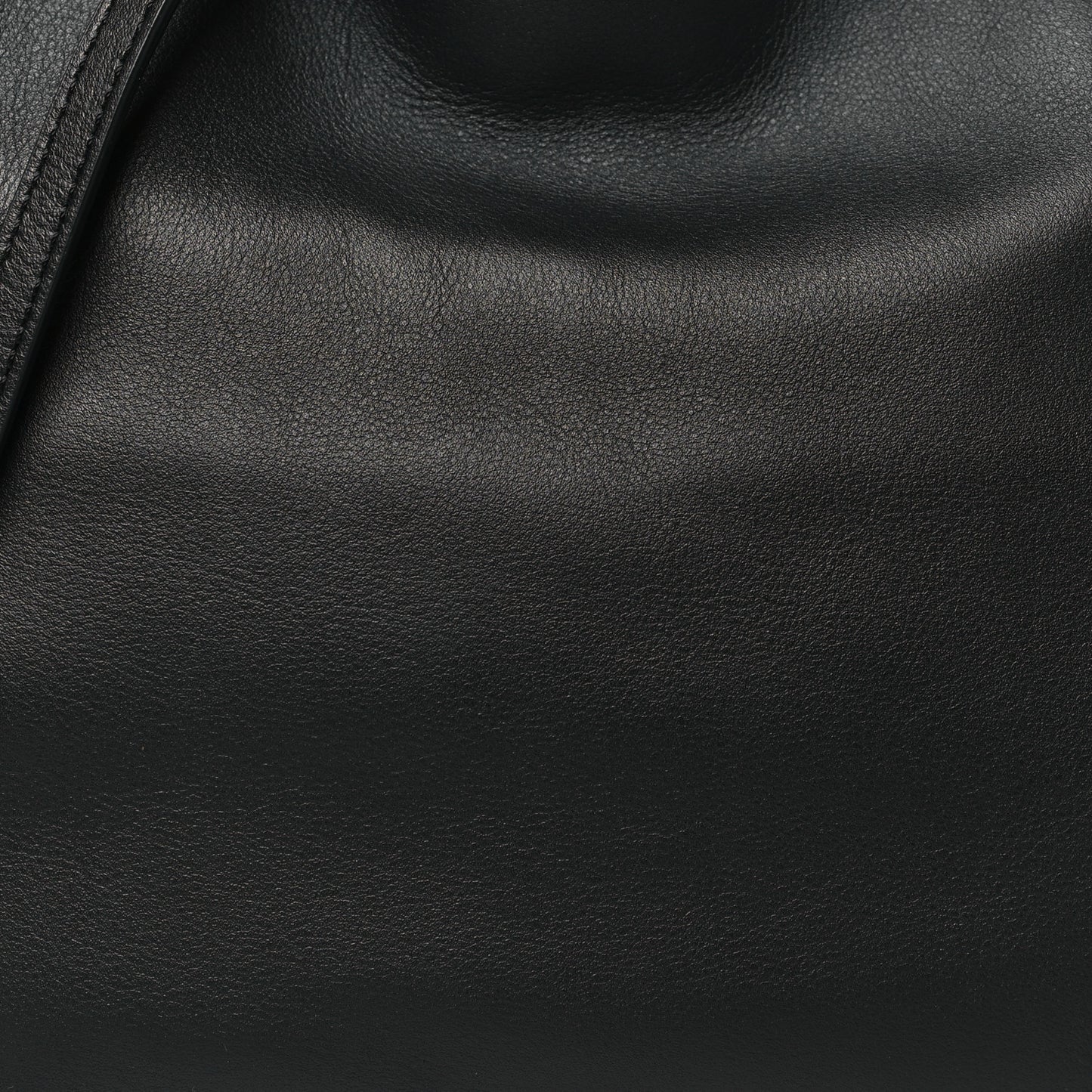 Calfskin Mini Flamenco Knot Clutch Black