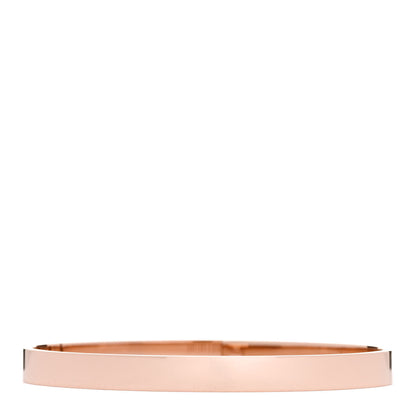 Hermes 18K Rose Gold Diamond PM Kelly Pave Bracelet ST 2 of 4