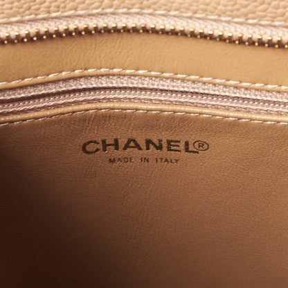Chanel Caviar Quilted Medallion Tote Beige 8 of 9