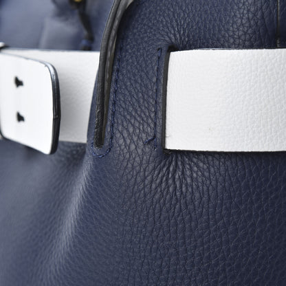 Burberry Soft Grain Calfskin Medium Belt Bag Regency Blue 12 of 14