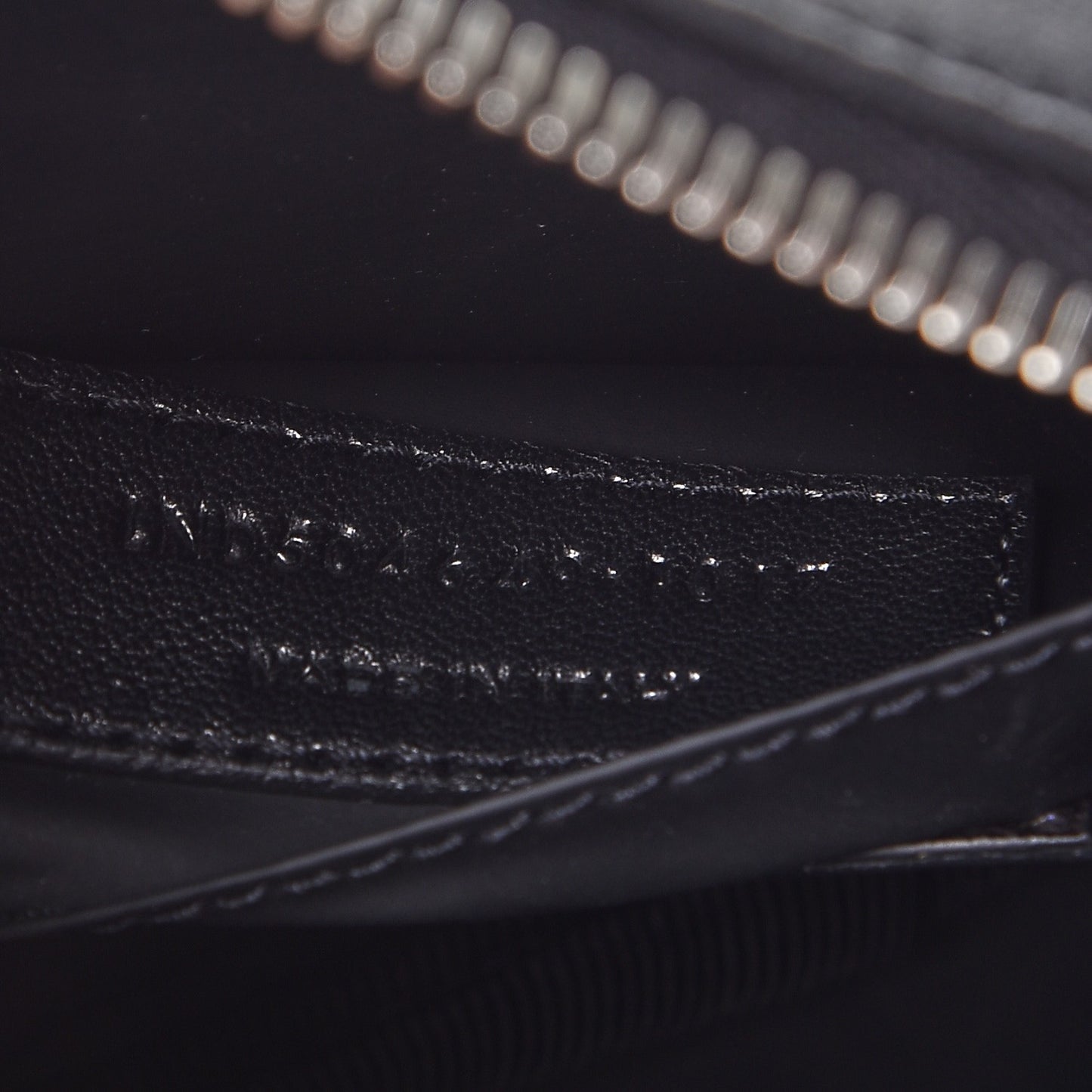 Lambskin Y Quilted Monogram Loulou Cosmetic Case Black