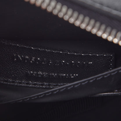 Saint Laurent Lambskin Y Quilted Monogram Loulou Cosmetic Case Black 7 of 8