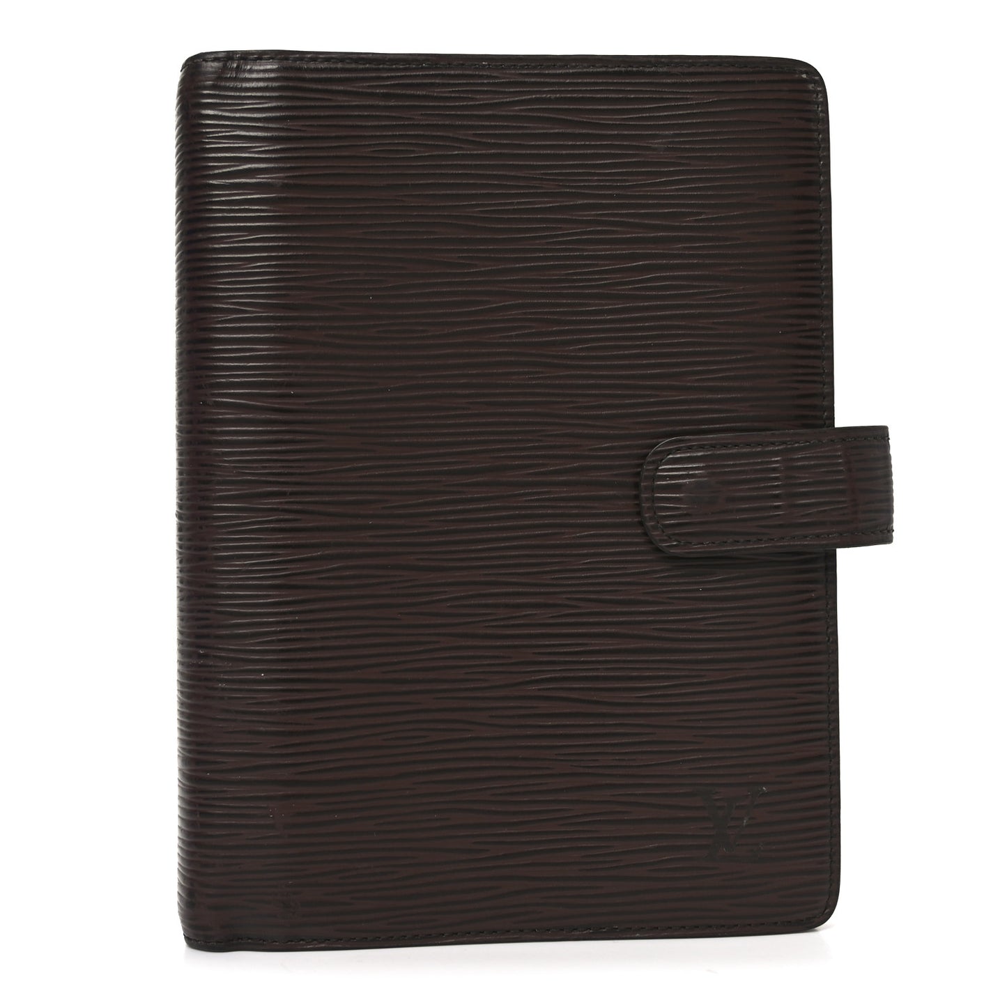 Epi Medium Ring Agenda Cover Moka