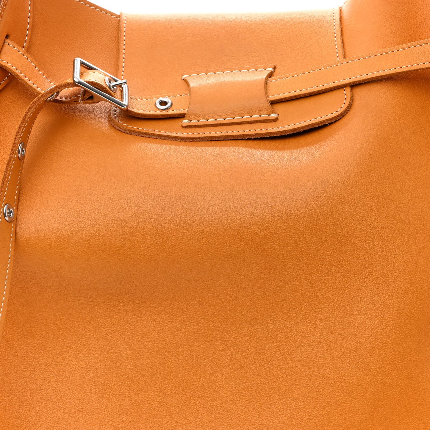 Smooth Calfskin Medium Big Bag Dark Yellow