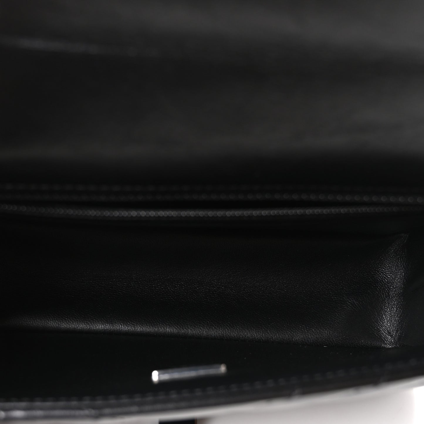 Aged Calfskin Chevron Quilted 2.55 Reissue Mini Flap So Black