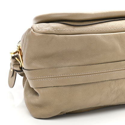 Chloe Calfskin Medium Paraty Barbour Khaki 8 of 13