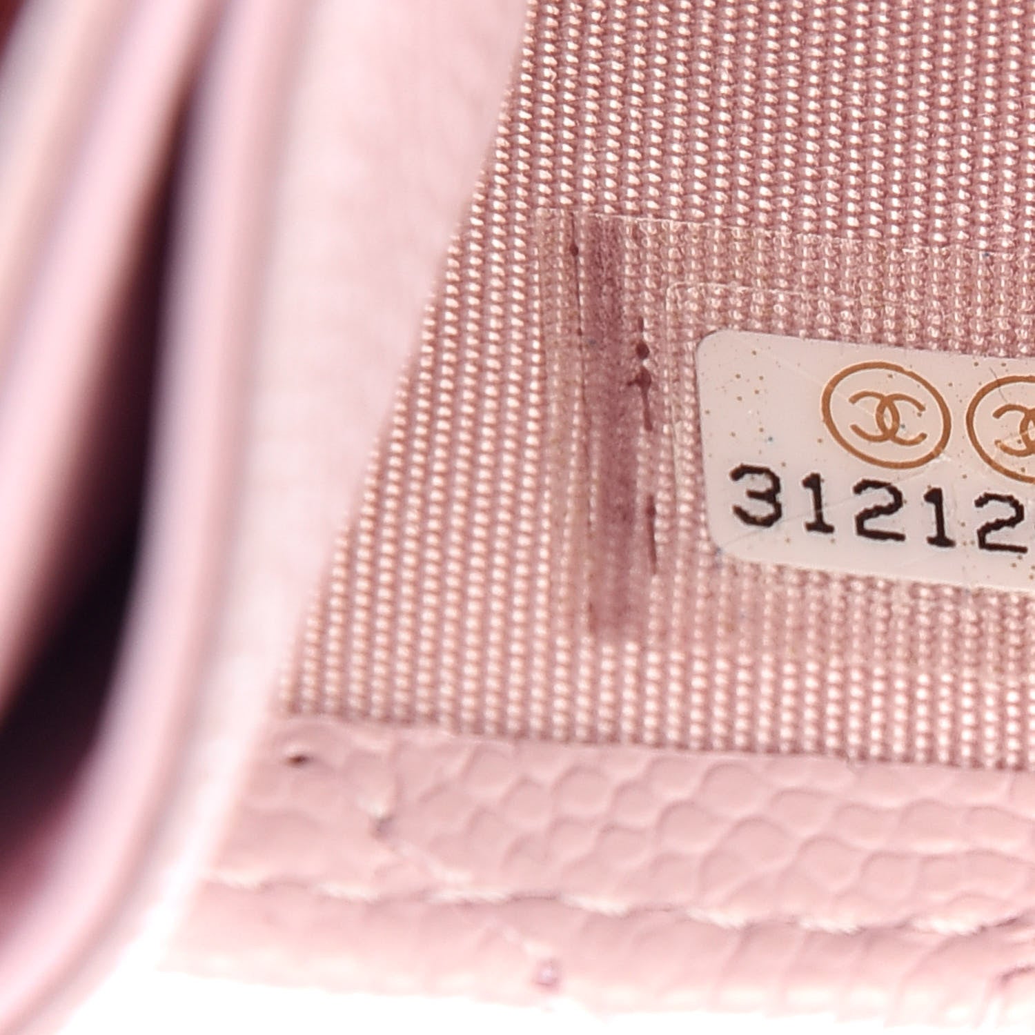 Chanel Caviar Quilted Card Holder Light Pink 7 of 8