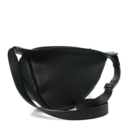 The Row Grained Calfskin Small Slouchy Banana Bag Black 3 of 11