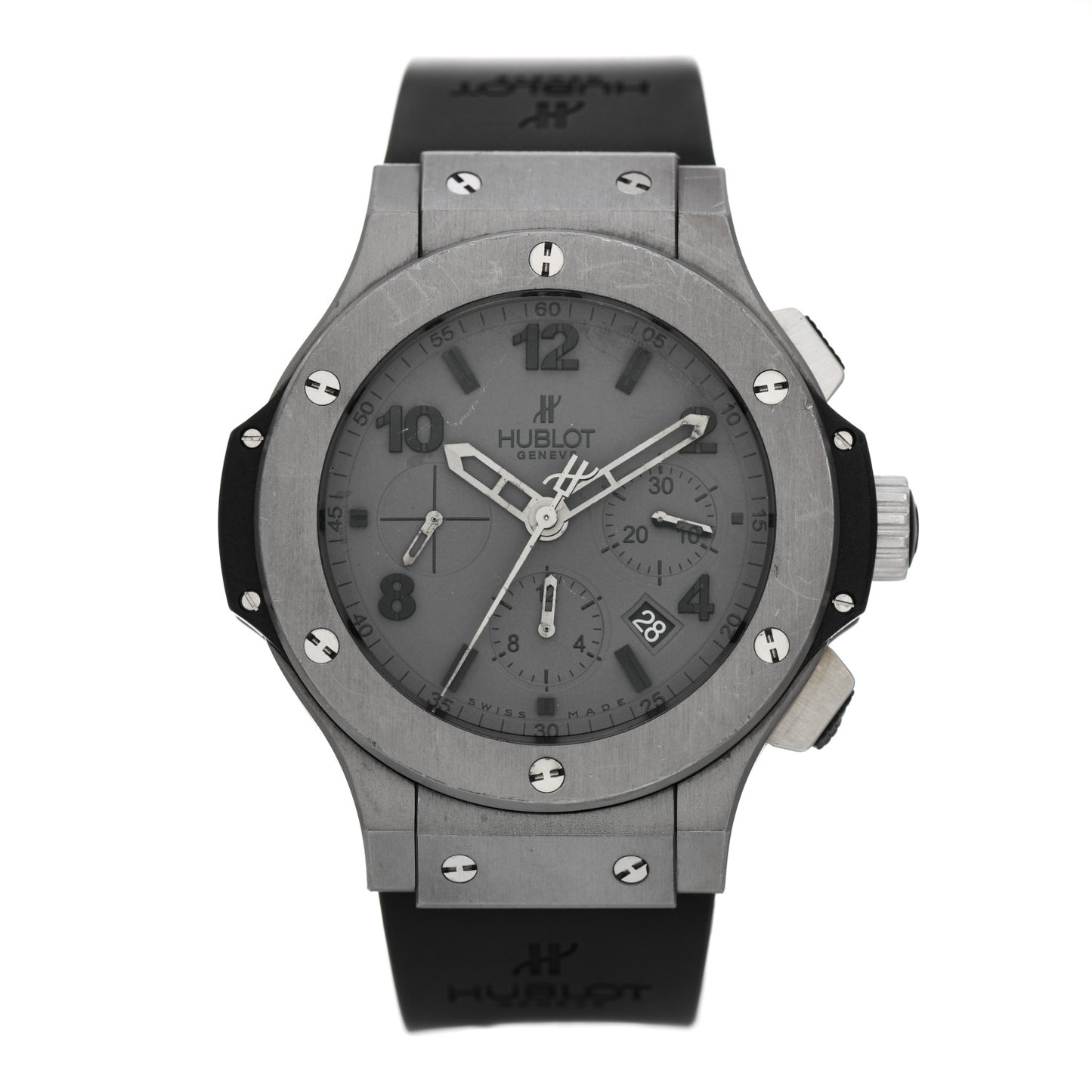 Tantalum Rubber 44mm Big Bang Automatic Watch Black 301.AI.460.RX