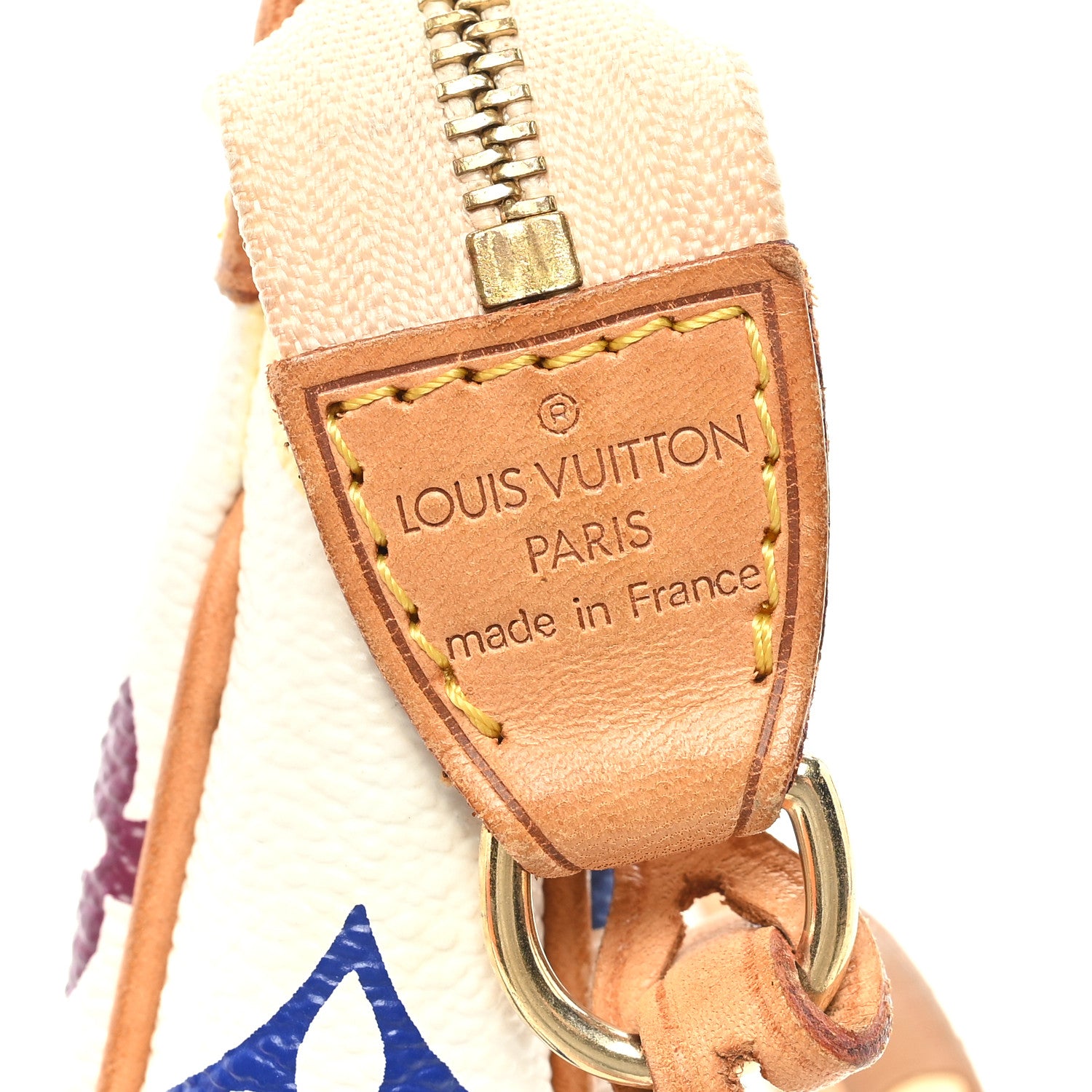 Louis Vuitton Monogram Multicolor Pochette Accessories White 6 of 8