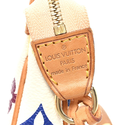 Louis Vuitton Monogram Multicolor Pochette Accessories White 6 of 8
