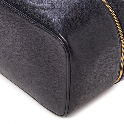 Chanel Caviar Vanity Cosmetic Case Black 4 of 9