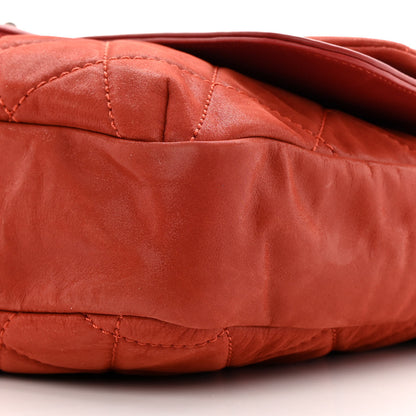 Chanel Iridescent Calfskin Jumbo In the Mix Double Flap Red 11 of 14
