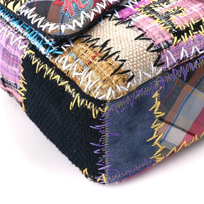 Chanel Patchwork Jumbo Flap Yellow Multicolor 9 of 10