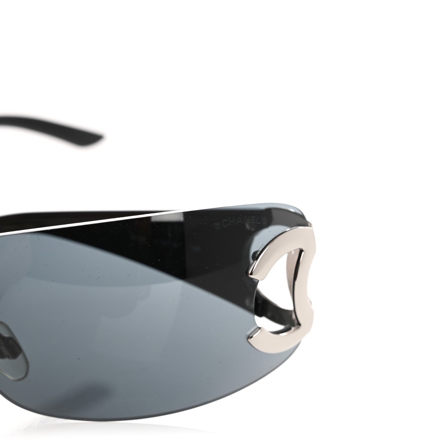 Chanel Frameless CC Logo Sunglasses 4125 Black 7 of 7