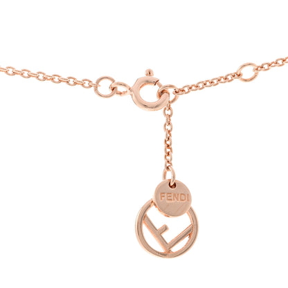 Fendi Metal Crystal F is Fendi Necklace Rose Gold 5 of 6
