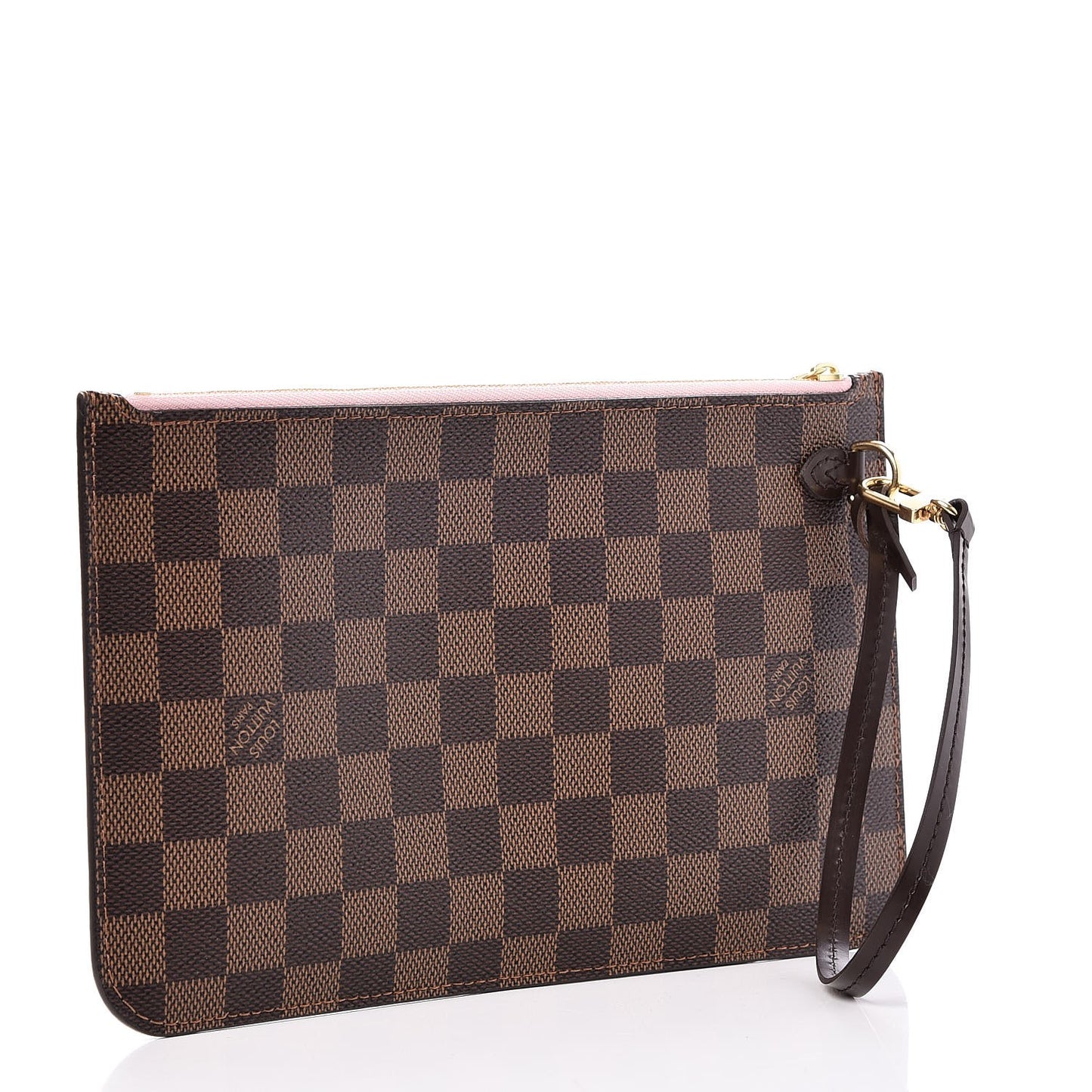 Damier Ebene Neverfull MM GM Pochette Rose Ballerine