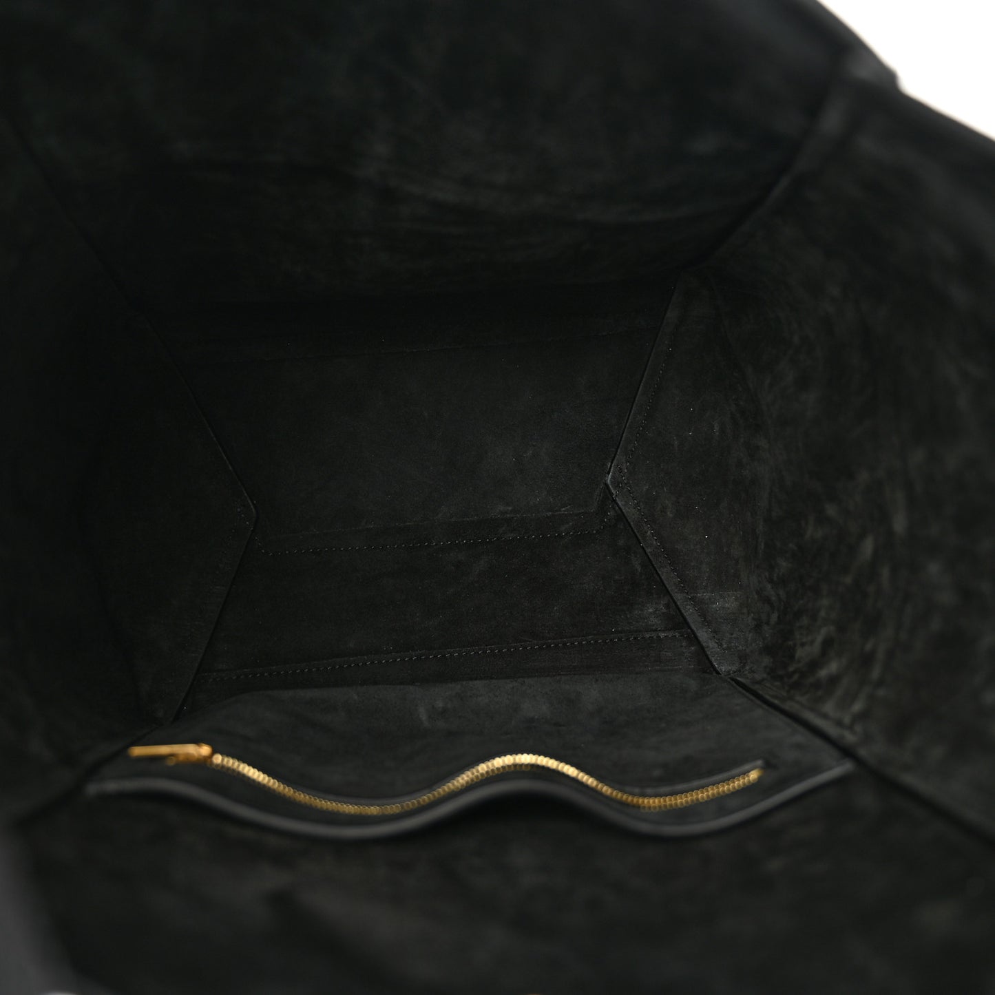 Soft Grained Calfskin Sangle Bucket Bag Black