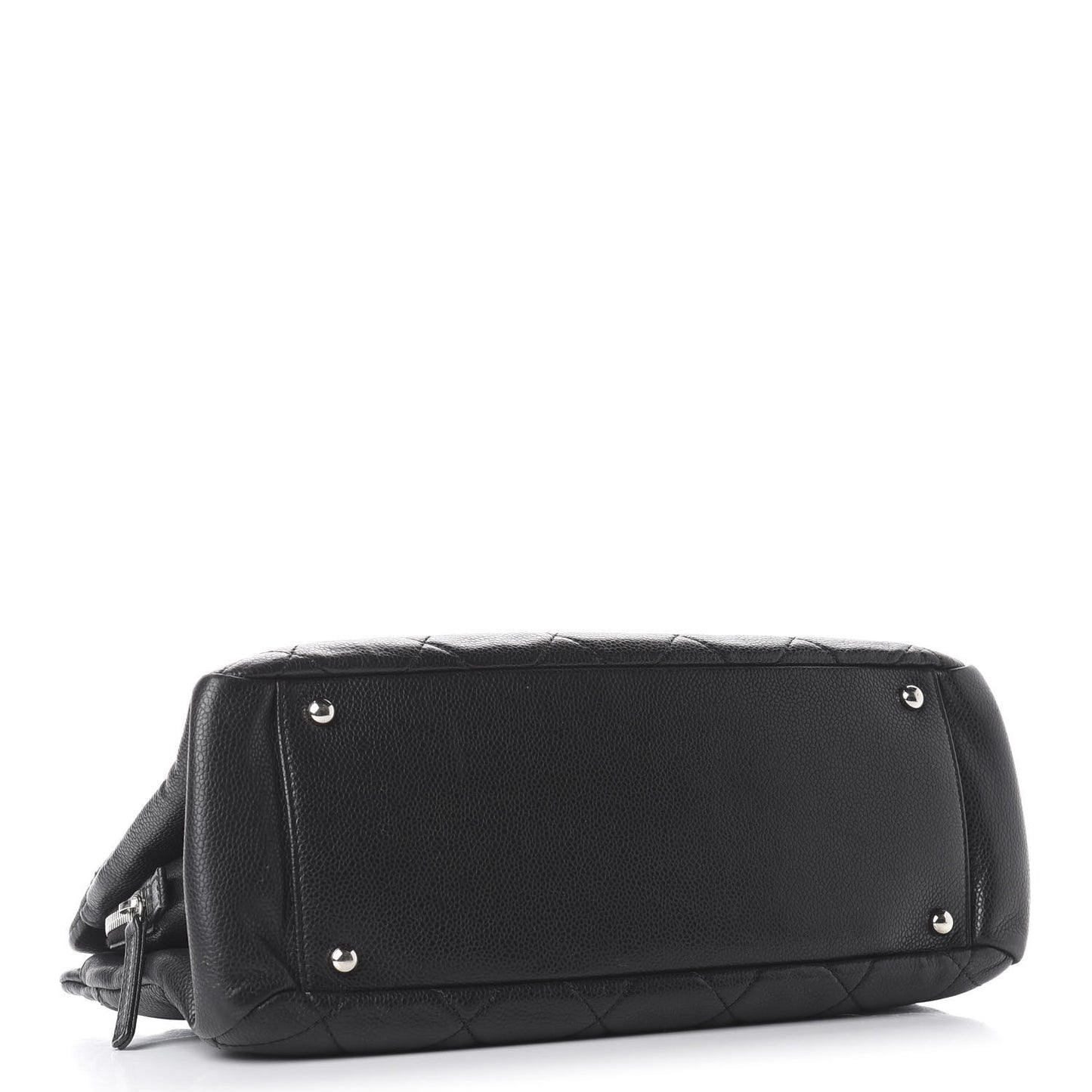Caviar Quilted Timeless CC Soft Tote Black