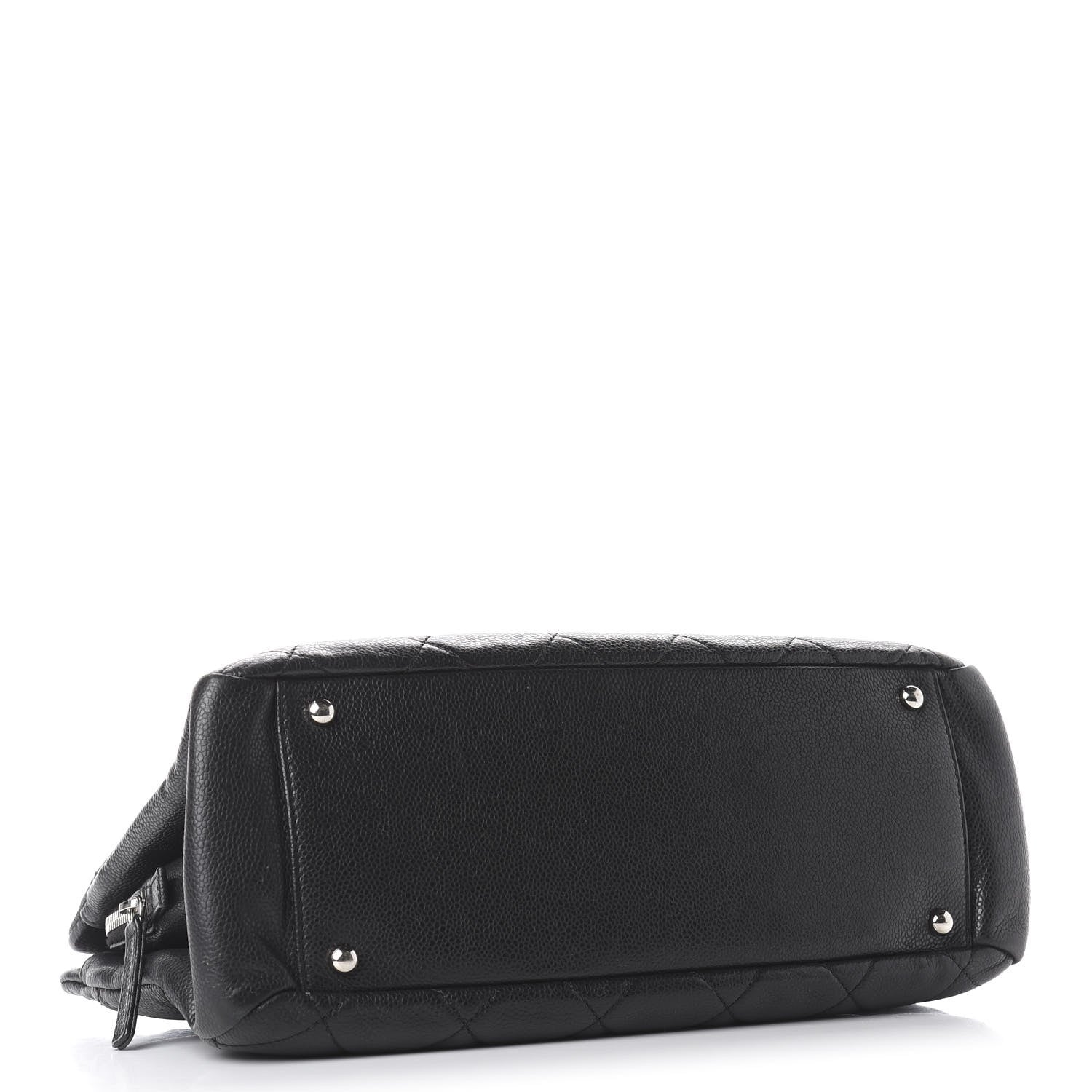 Chanel Caviar Quilted Timeless CC Soft Tote Black 4 of 10
