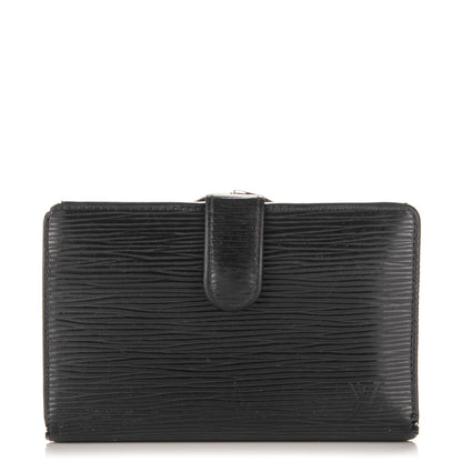 Louis Vuitton Epi French Purse Wallet Black 1 of 7